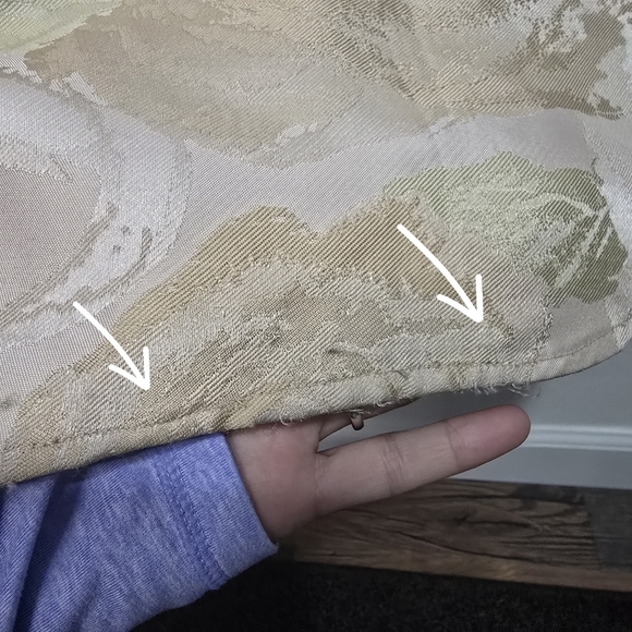 Adrianna Papell gold Rosette Gown with pockets floor lenght full skirt - Picture 13 of 16